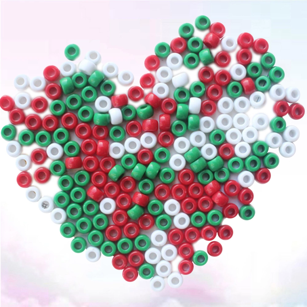 1000pcs DIY Resin Beads Large Hole Beads Jewelry Accessories for Crafts Making (Mixed Color)