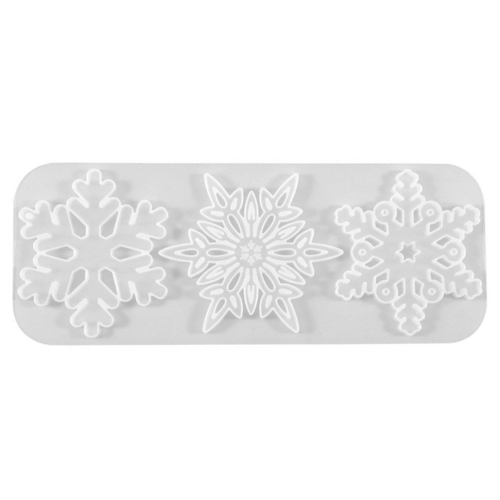 Xmas Snowflake Mold Household Desktop Ornaments Decor Christmas Snowflake Mold