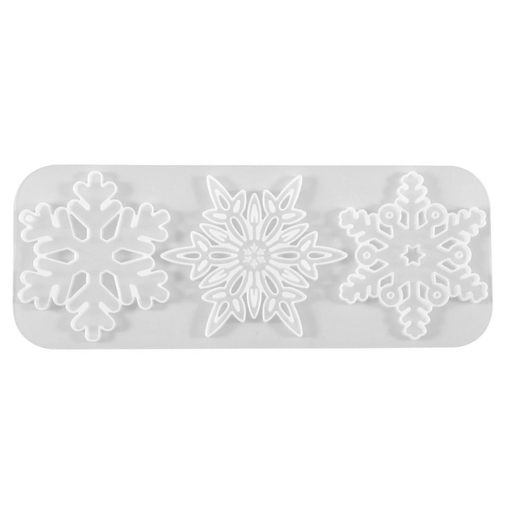 Xmas Snowflake Mold Household Desktop Ornaments Decor Christmas Snowflake Mold