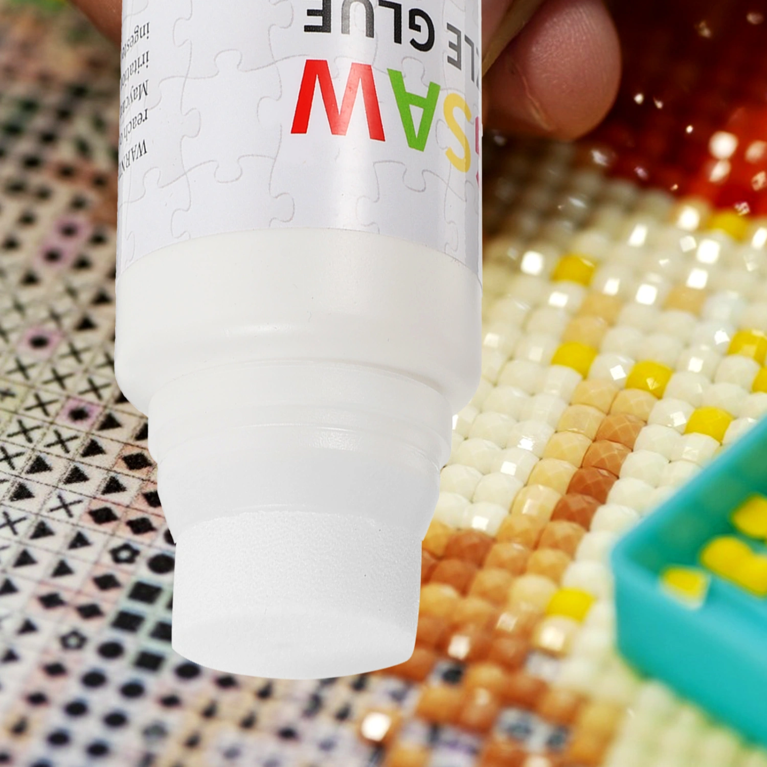 1 Bottle of Diamond Art Jigsaw Liquid Glue Sealing Liquid Glue for Diamond Art Use