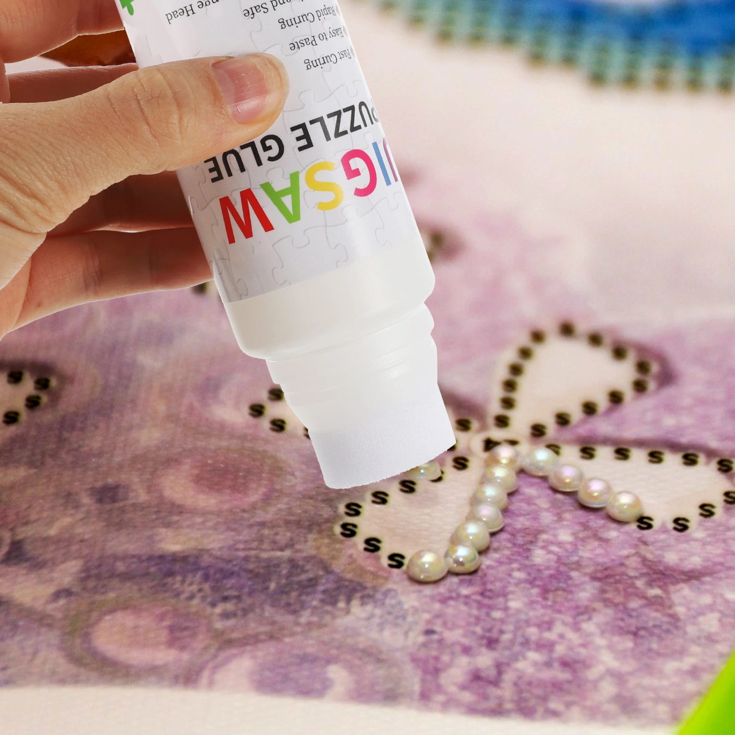 1 Bottle of Diamond Art Jigsaw Liquid Glue Sealing Liquid Glue for Diamond Art Use