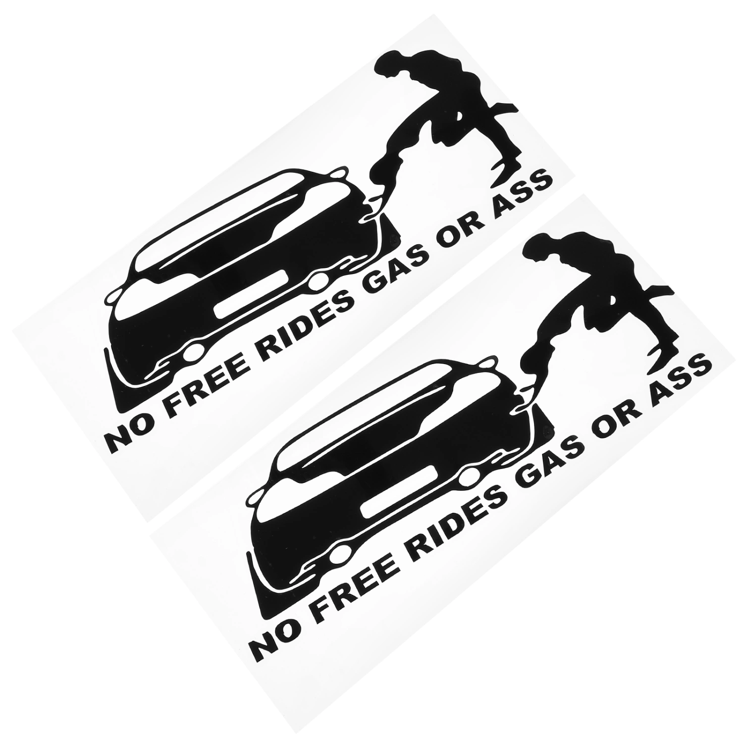 2 Pcs Adorable Car Stickers PVC Car Stickers Funny Sticker Car Decors Car Decals