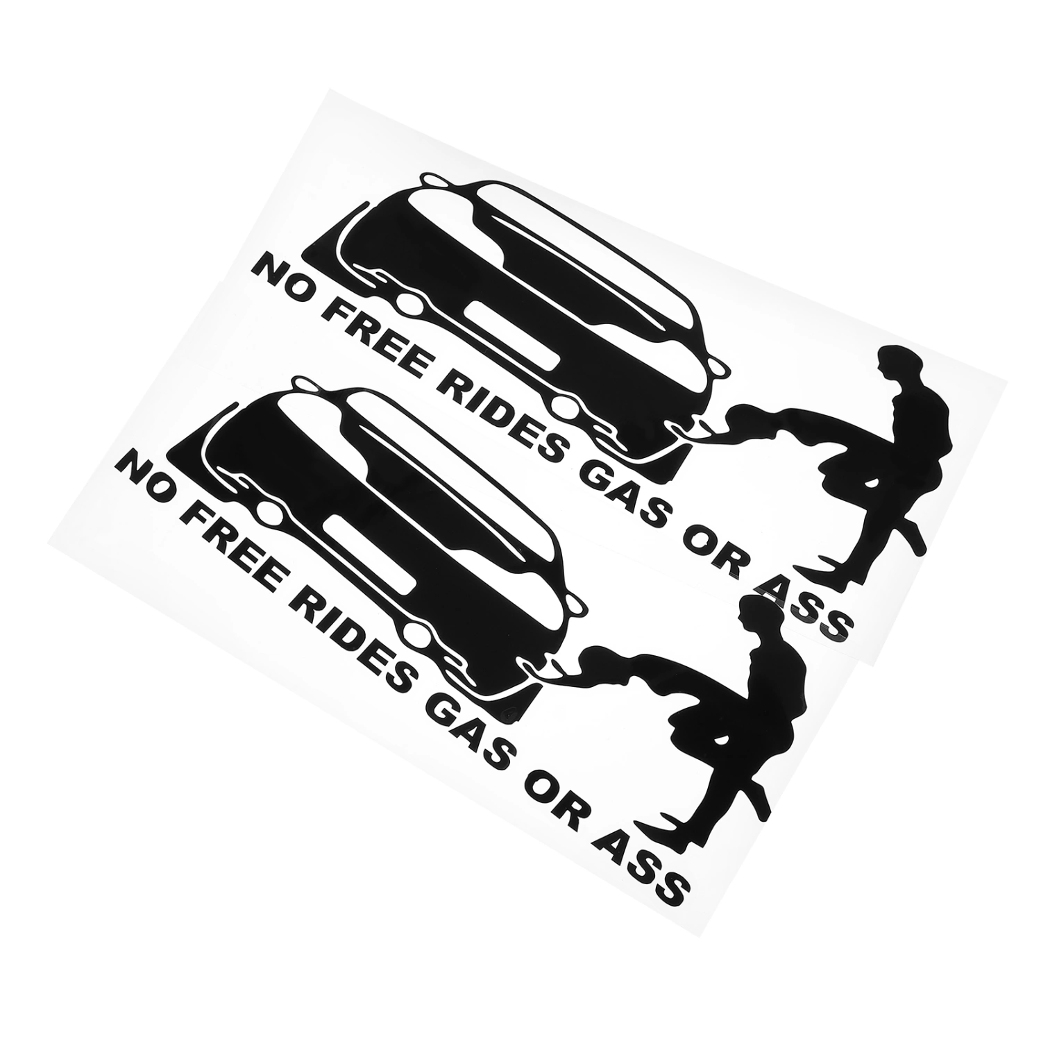 2 Pcs Adorable Car Stickers PVC Car Stickers Funny Sticker Car Decors Car Decals