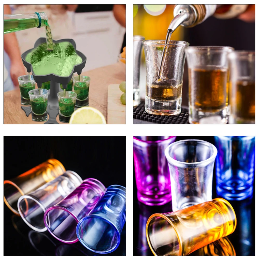 8pcs Party Wine Cups Acrylic Wine Cups Cocktail Cups Bar Drinking Cups