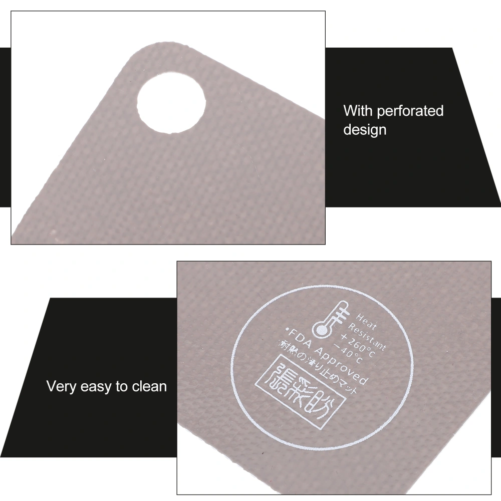 1Pc Induction Cooker Protective Pad Silicone Pad Heat Conduction Mat (Grey)