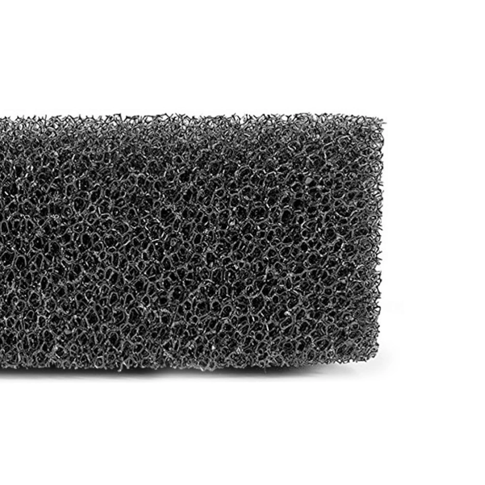 Biochemical Filter Sponge Aquarium Prefilter Media Filter Pad for Aquarium Fish Tanks (50x50x2cm, Middle Hole)