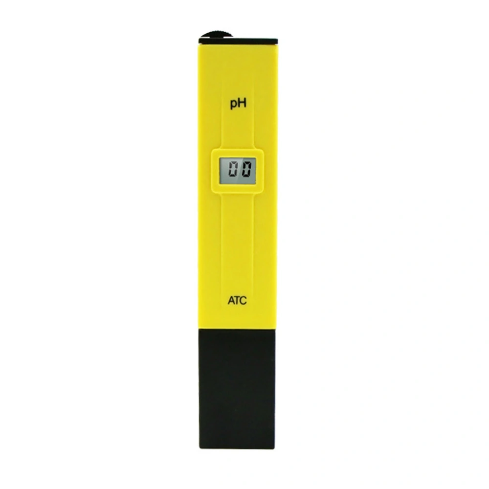 PH Meter Acidity Measurement Pen Stick Practical Portable Digital PH Check Meter (Yellow)