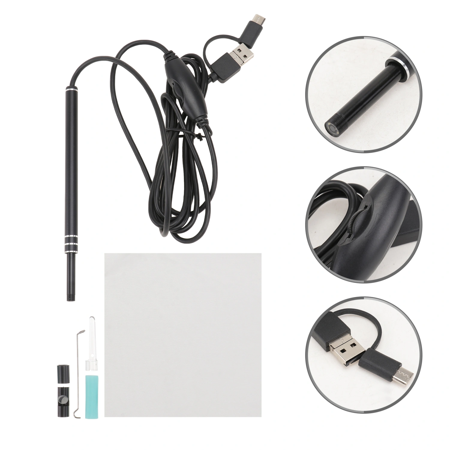 USB Ear Cleaning Inspection Camera Visual Earpick Earwax Clear Remover