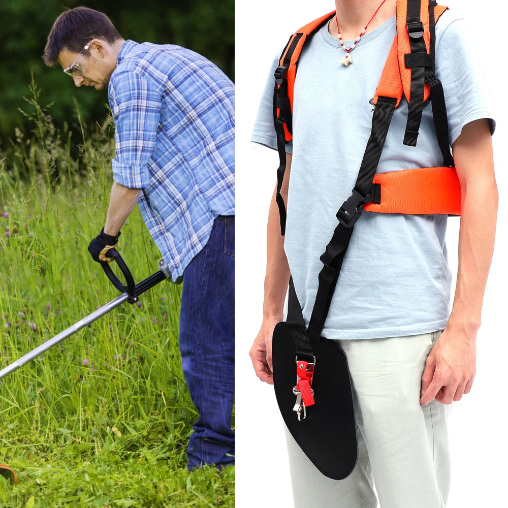 2pcs Grass Cutter Double Shoulder Strap Useful Shoulder Belt Harness Padded Belt