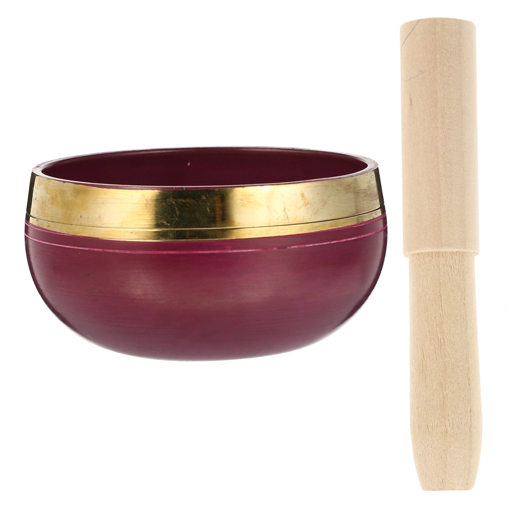 1 Set Buddha Relaxation Singing Bowl And Stick Yoga Sound Bowl Percussion Supplies