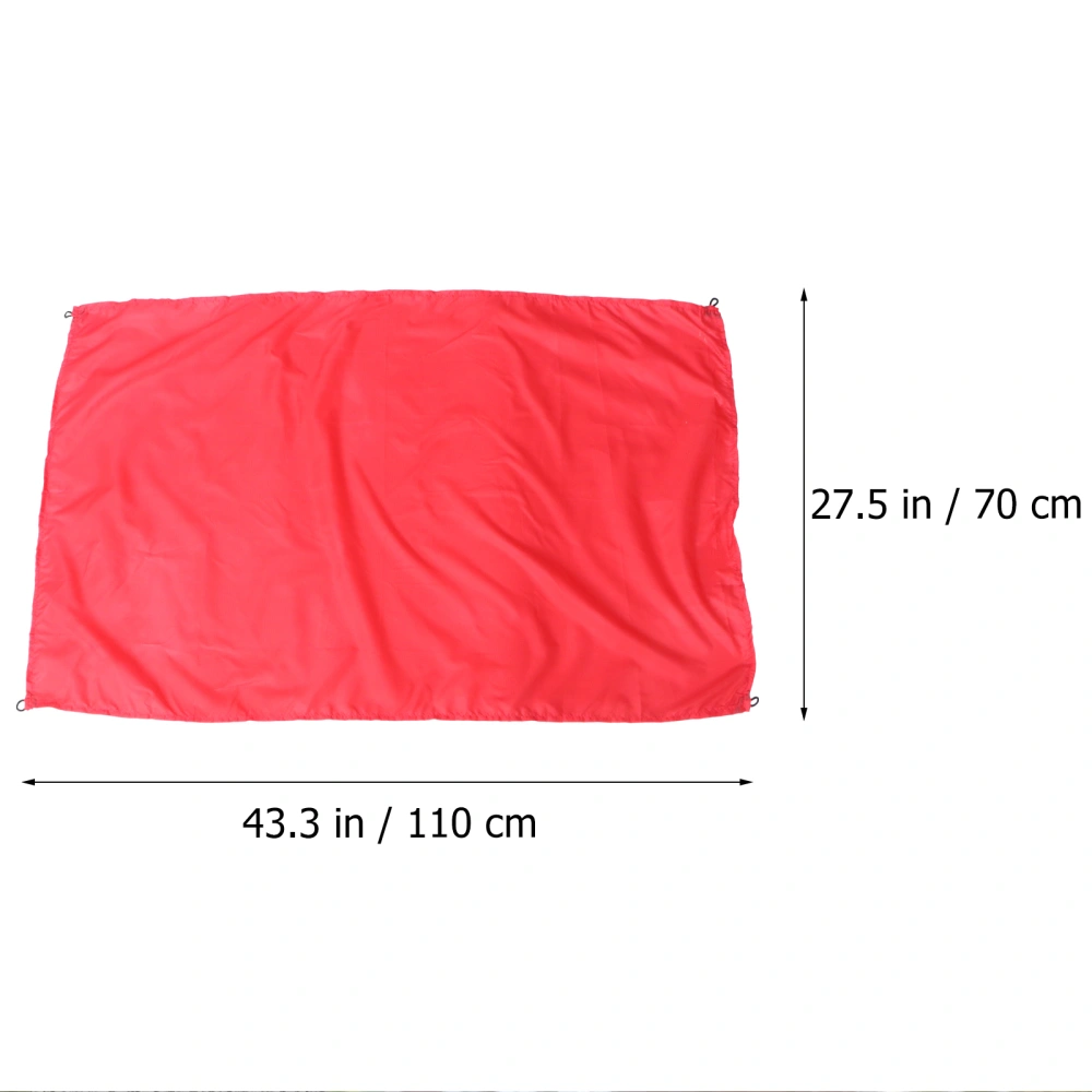 70x 110CM Pocket Camping Blanket Lightweight Waterproof Beach Picnic Blanket for Outdoor Activities (Red)