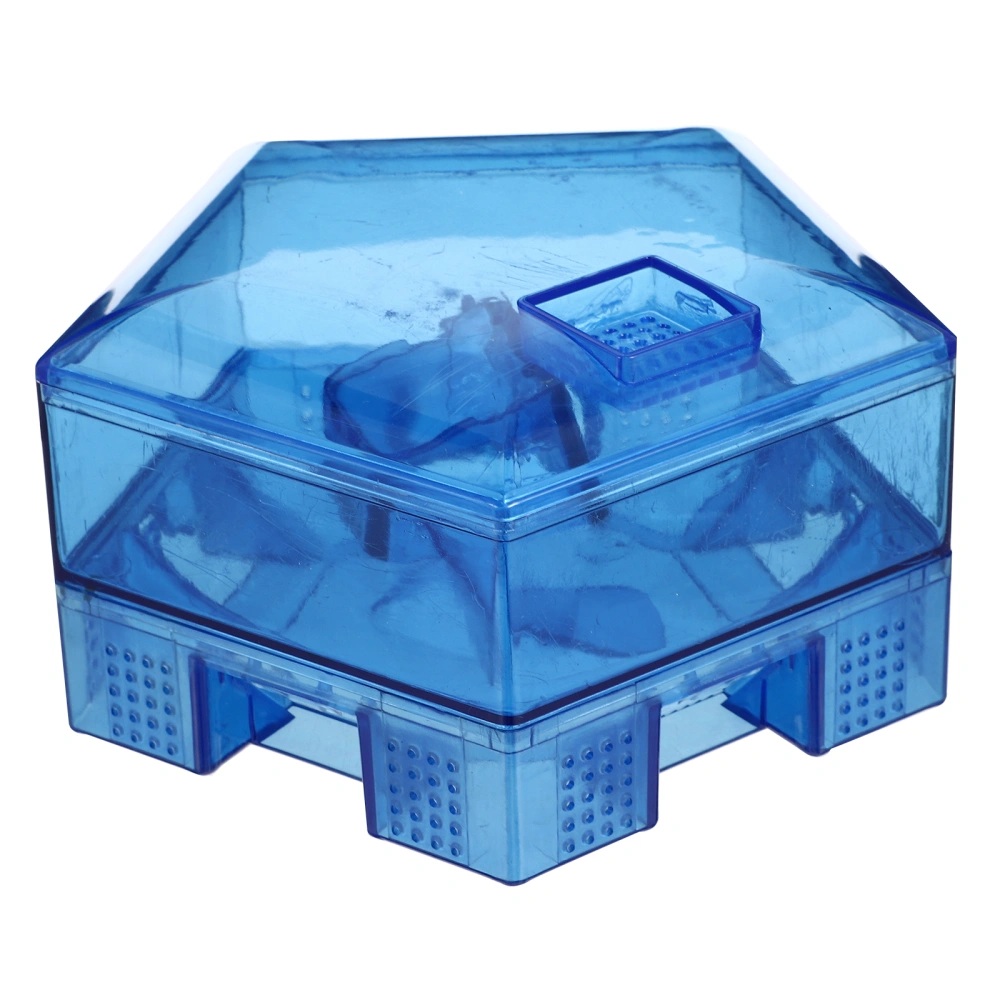 Reusable Cockroach Traps Roach Busters Trapping Box Cockroach Catcher for Kitchen Bathroom Toilet (Blue)