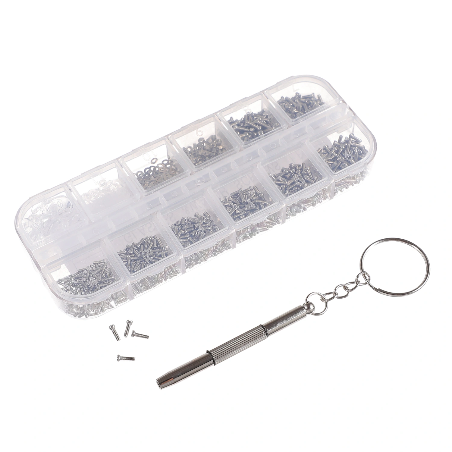 1100pcs/Box Glasses Screws Glasses Repair Tool Eyeglasses Repair Kit for Glasses