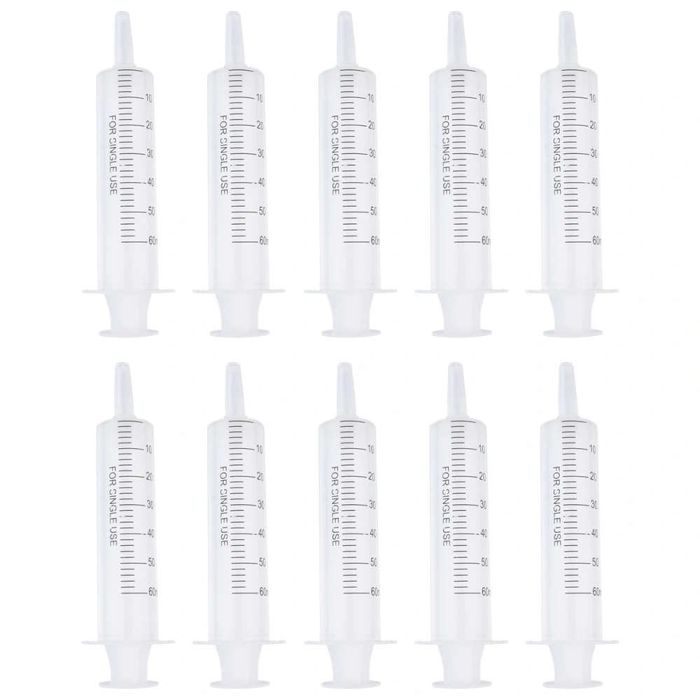 10pcs Disposable  Single Use  Feeding  for Home (60ml)