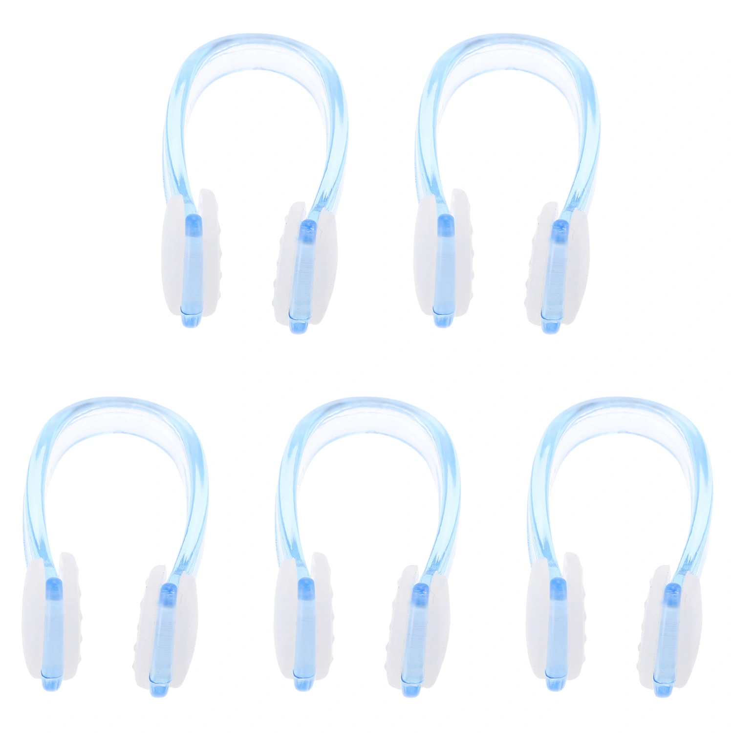 5 Boxes of Professional Nose Clips Wear-resistant Swimming Plugs Convenient Nose Clamps