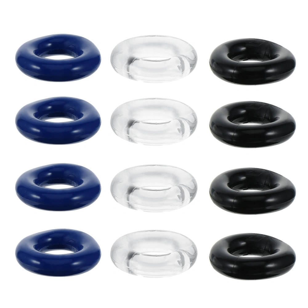 12pcs Professional Penis Lock Ring Mild Penis Massage Ring Lasting Sex Toy