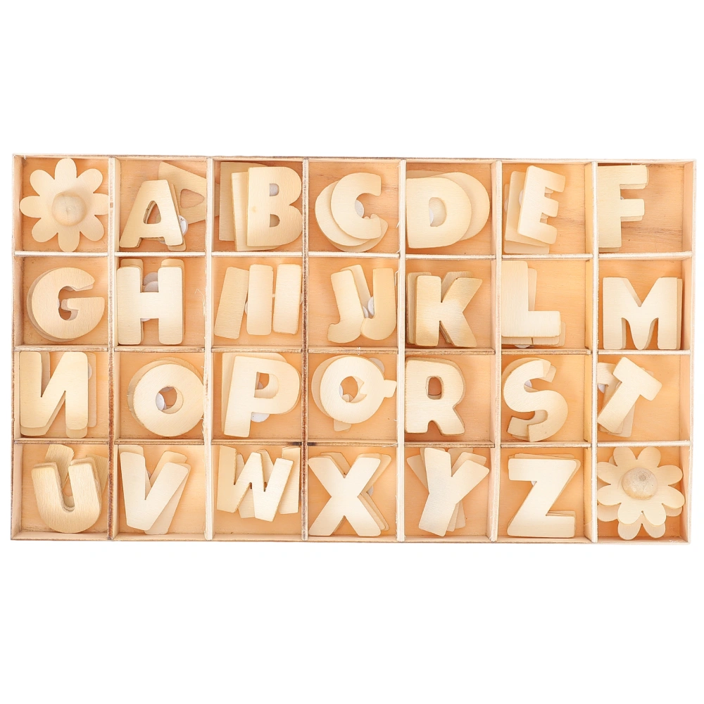 1 Box English Letter Blocks Toys Kids Educational Letter Playthings Letter Cutouts