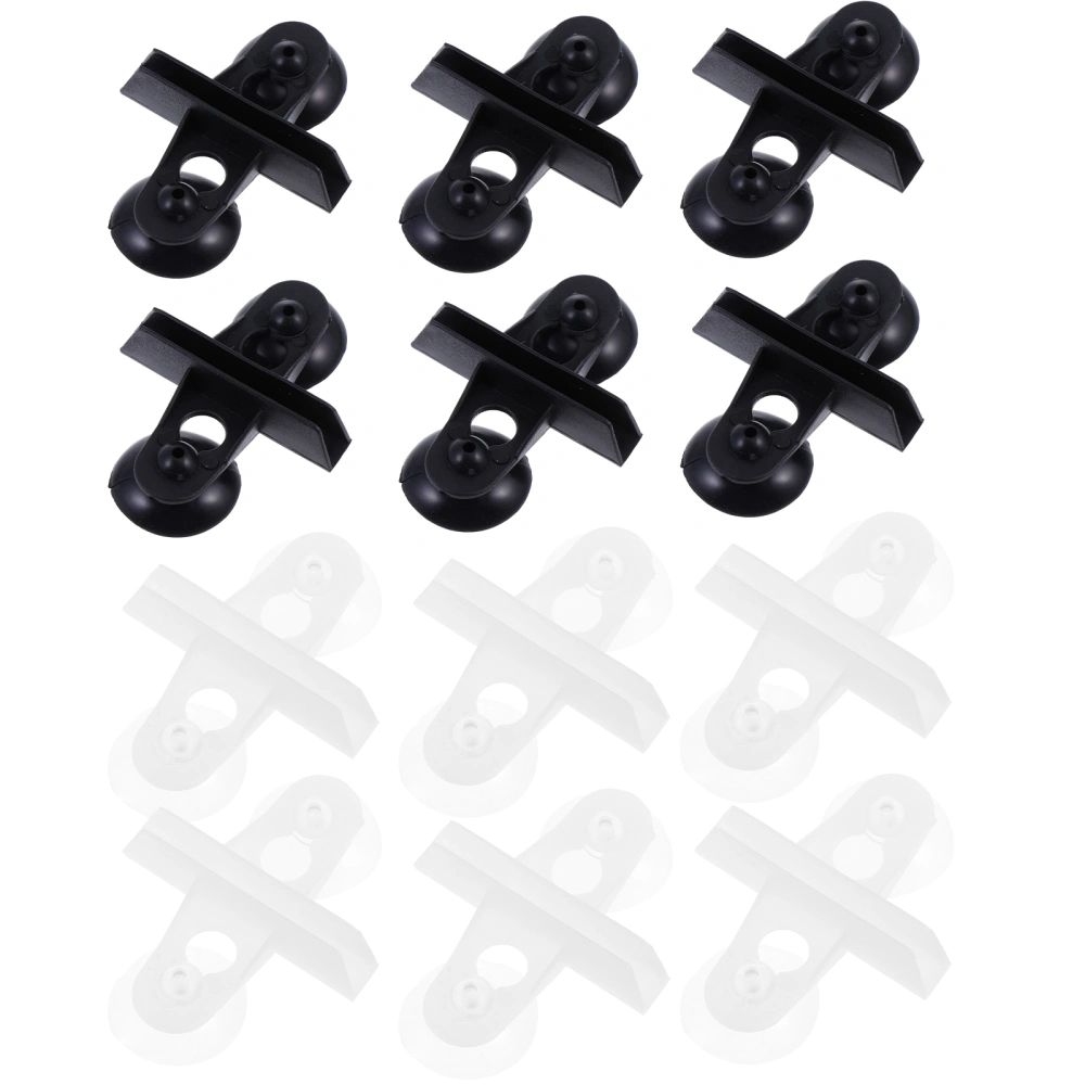 20pcs Aquarium Fish Tank Divider Isolation Clip Partition Plate Glass Clamps