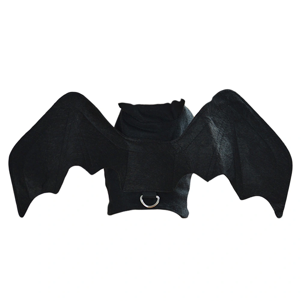 Funny Pet Dog Cat Clothes for Halloween Christmas Dress Up Cosplay Black Bat - Size M