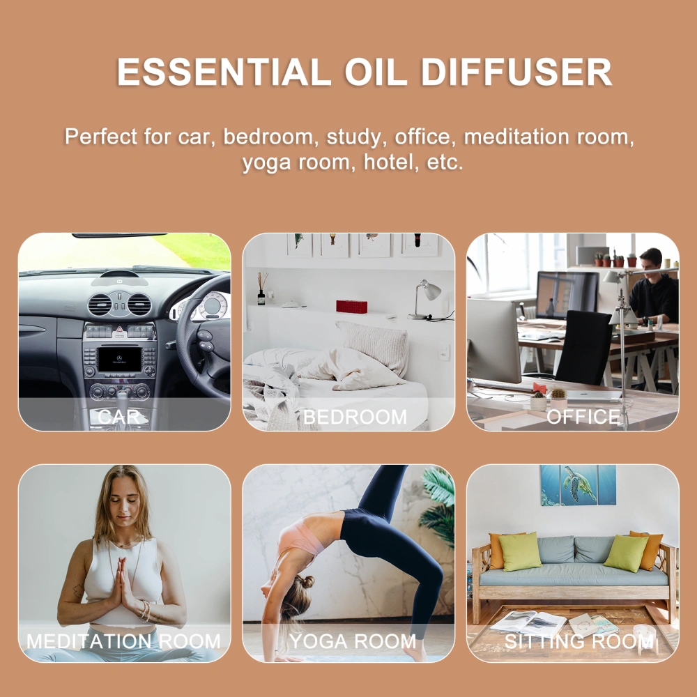 Wooden Essential Oil Diffuser Natural Aroma Diffuser Safe Aroma Diffuser