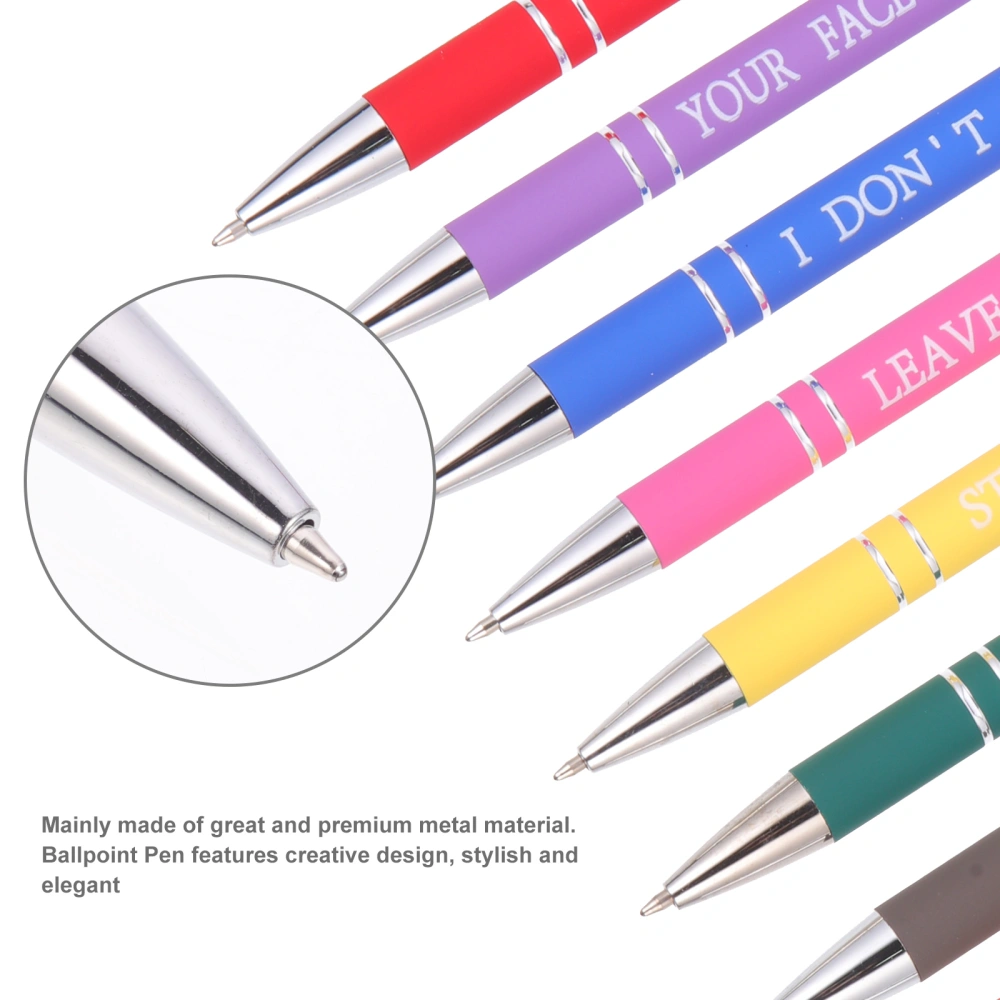 10Pcs Portable Writing Pens Multi-function Inspiring Pens Household Fun Pens Office Accessory