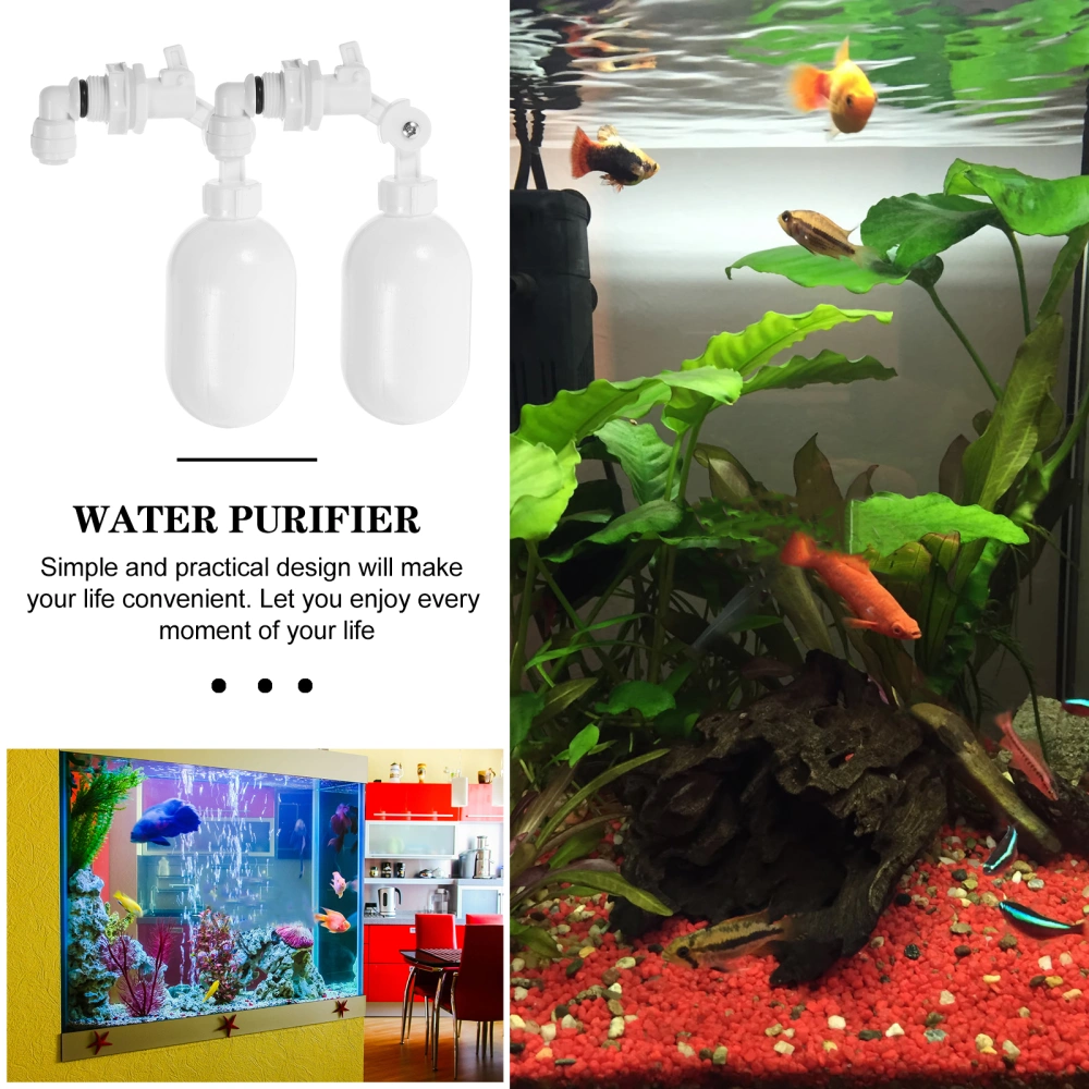 1 Set Water Tank Water Valves Mini Plastic Floating Water Controller Aquarium Supply