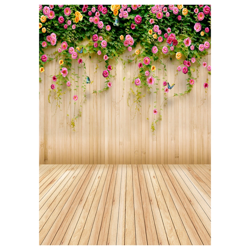 Photo Studio Background Cloth 3D Floral Photography Backdrop Wall Props 90x150cm (1662)