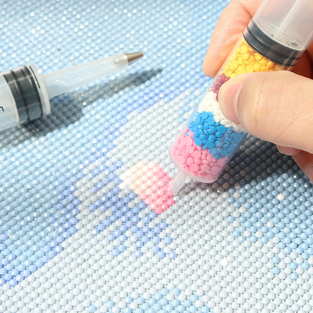 3Pcs Diamond Art Pens Diamond Art Tubes 5D Diamond Picture Pens Automatic Spot Drilling Tools