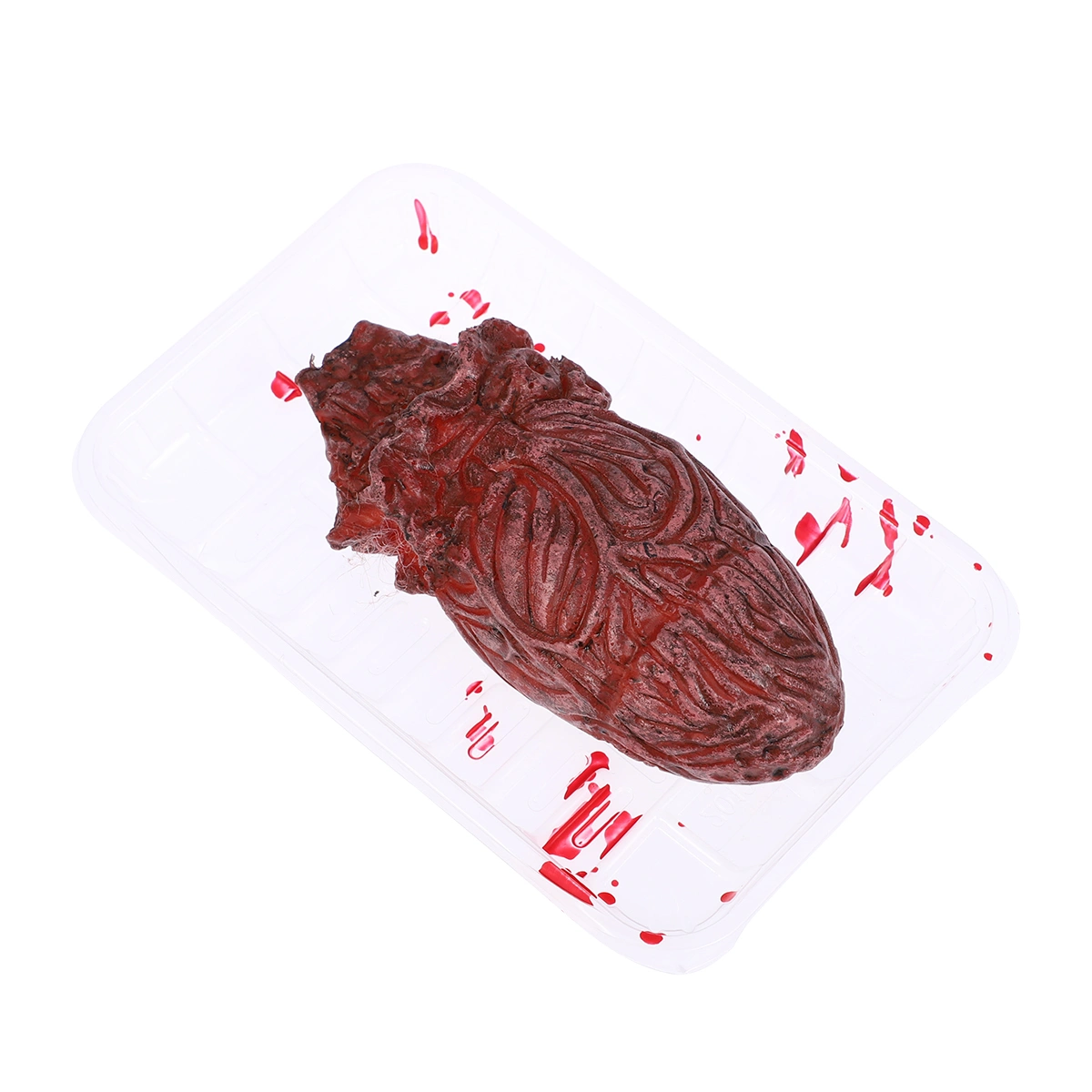 Halloween Decoration Props Scary Bloody Simulation Human Organ Realistic Organ Prank Prop Party Haunted House Decorations Terror Atmosphere Props (Heart Lunch Box)