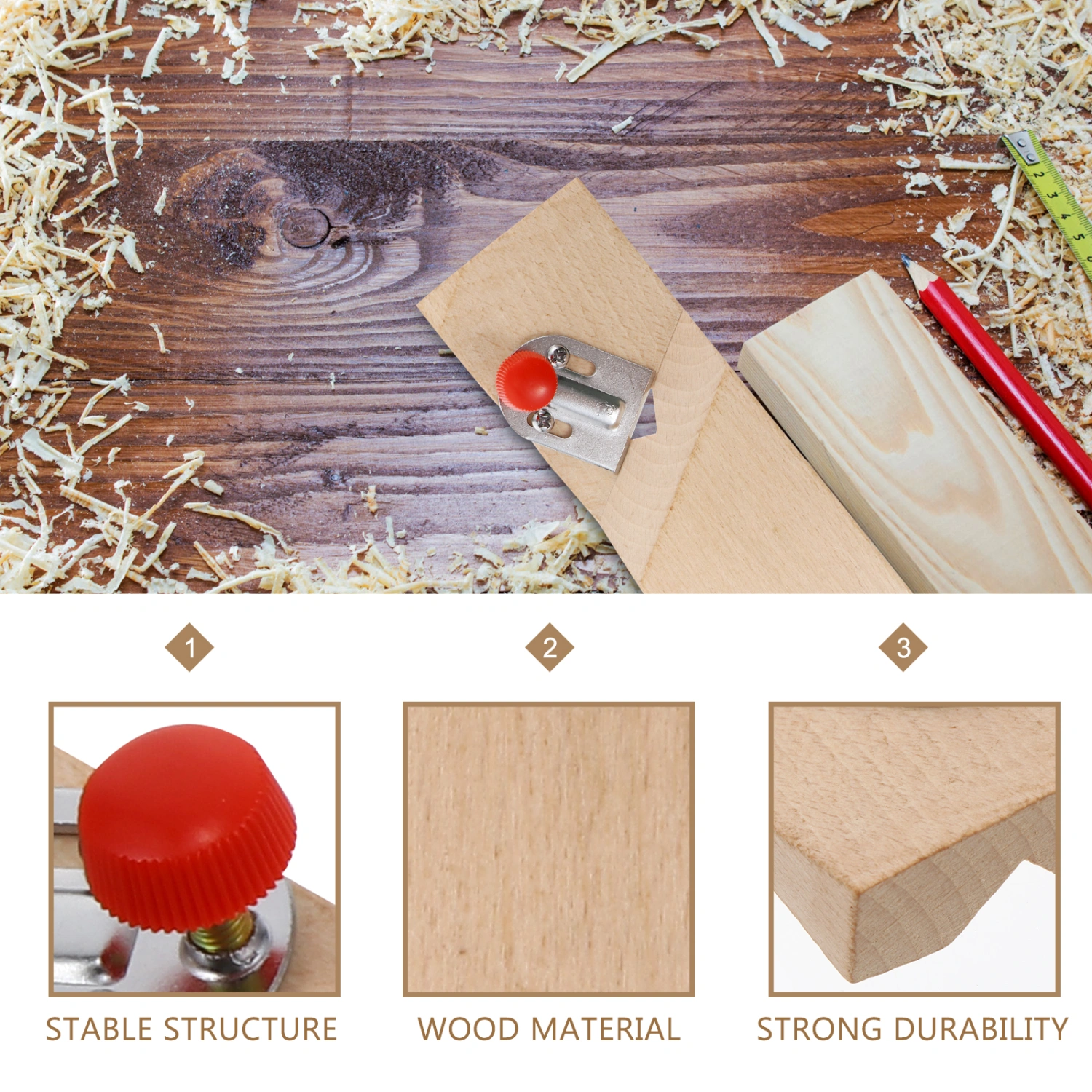 Wood Chamfer Plane Planing Tool Trimming Hand Plane for Woodworking