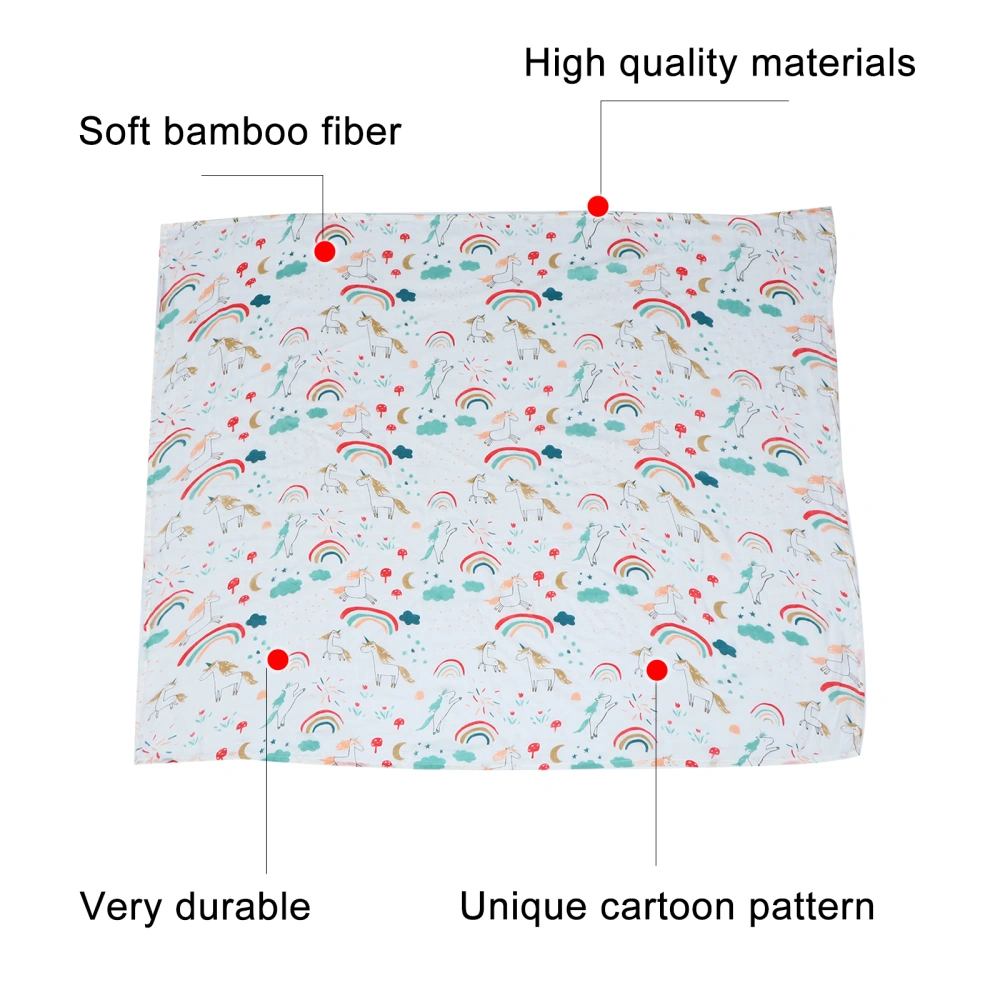 1PC Lovely Baby Blanket Cartoon Printing Bath Towel Baby Swaddle Towel