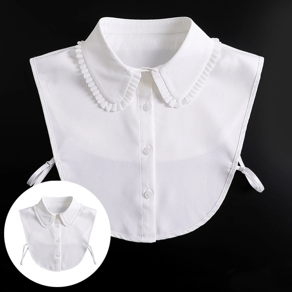 1Pc Detachable Fake Collar Women Half-shirt Blouse Chiffon Fake Collar