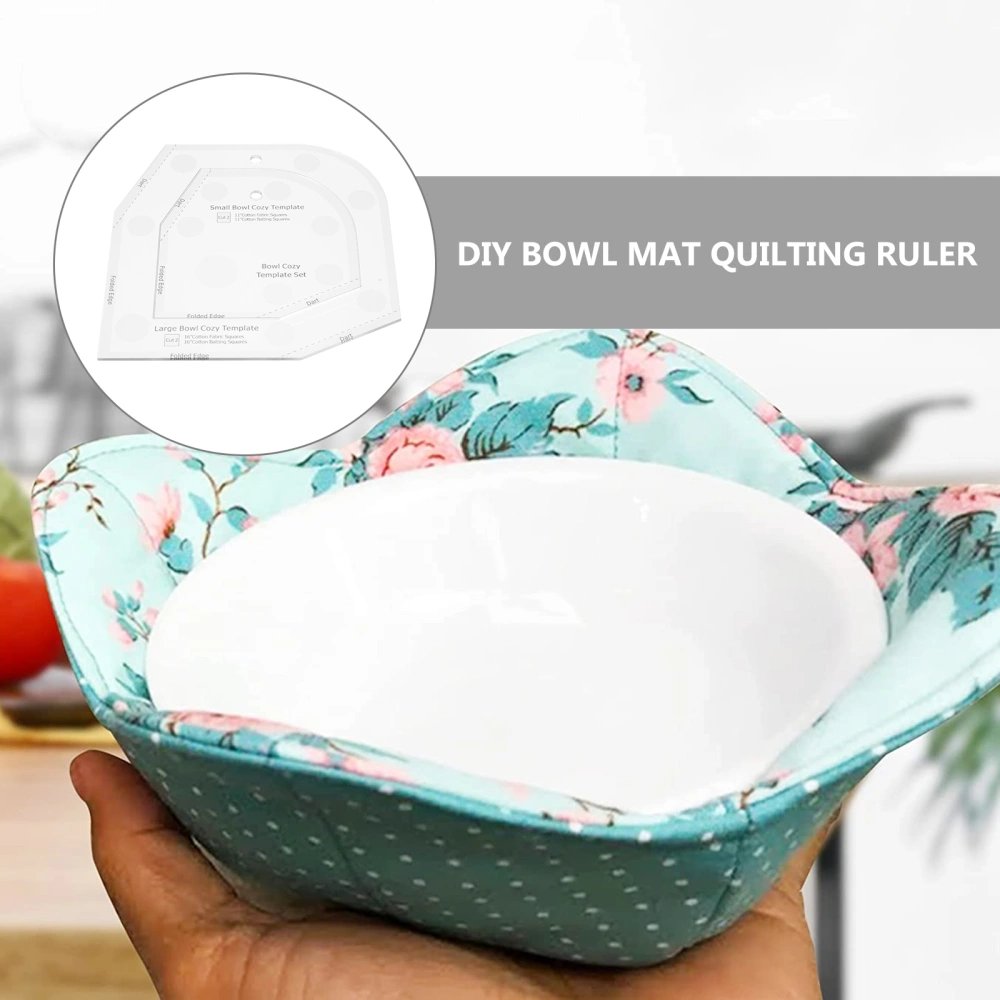  Bowl Cozy Pattern Template Acrylic Bowl Wrap Template Bowl Wrap Sewing Template