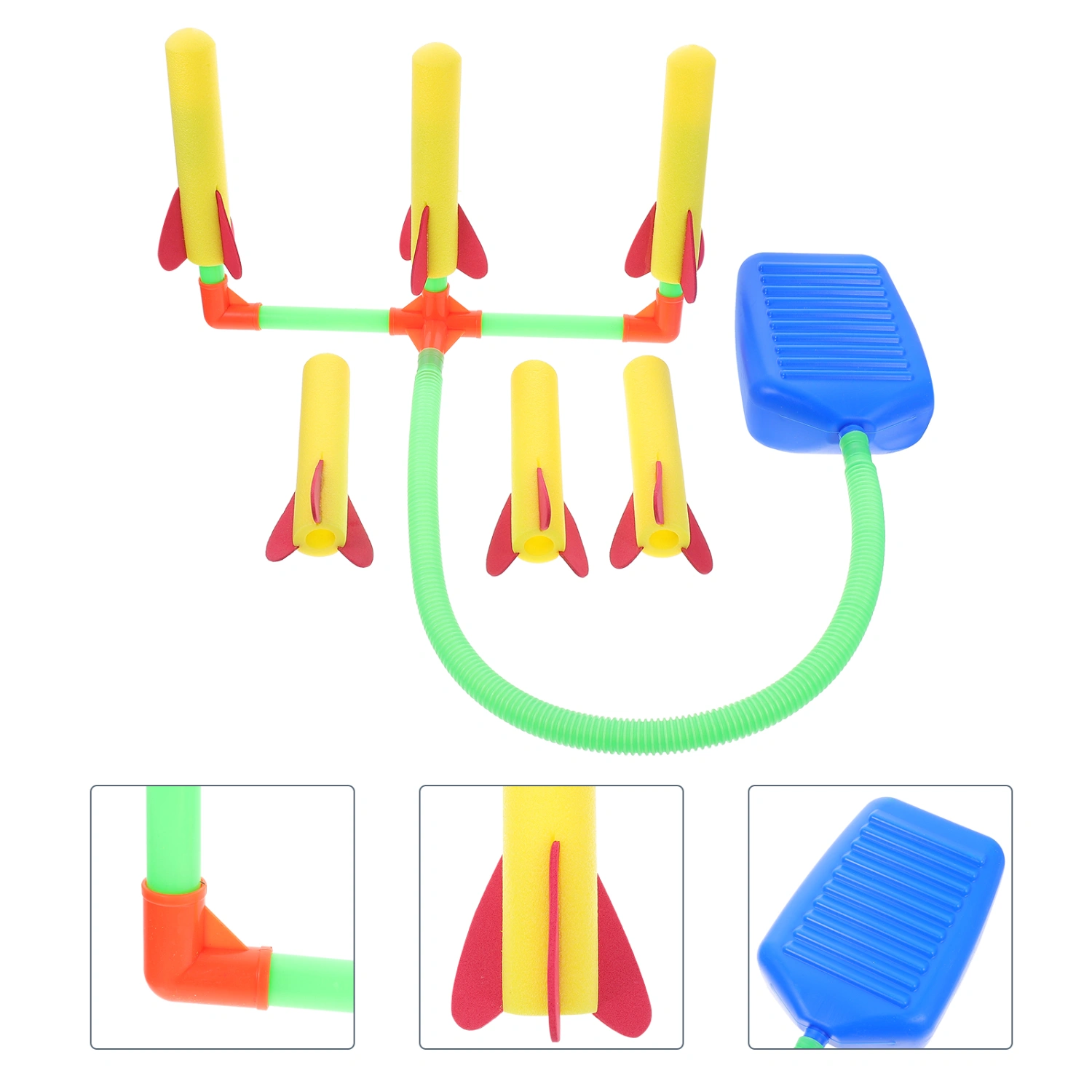 1 Set of Outdoor Rockets Toy Rockets Launcher Toy Rockets Launcher Catapult