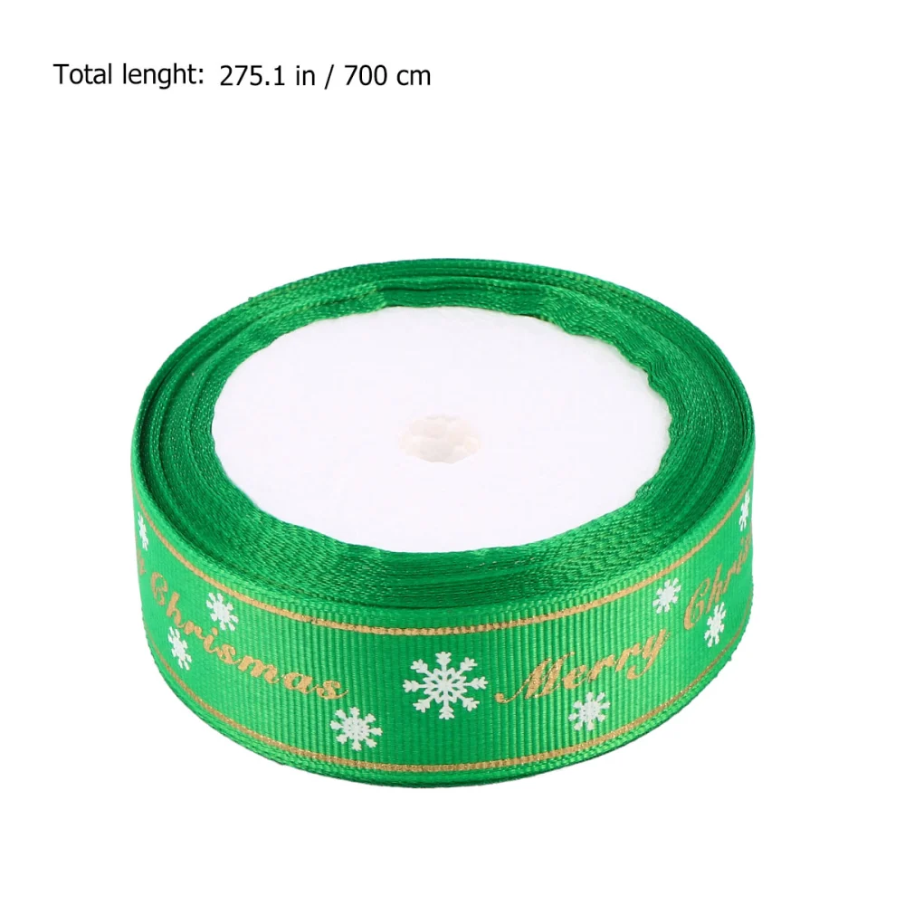 1 Pc Christmas Tree Hanging Band Interesting Handmade Gift Ribbon (Green)