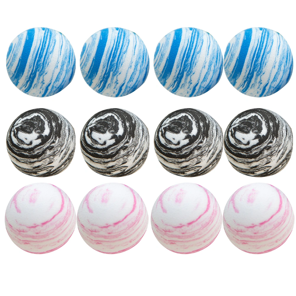 12pcs Planet Balls Indoor Practice Balls Training Ball Funny Playing Ball (Pink, Blue, Black, 4pcs/Each)