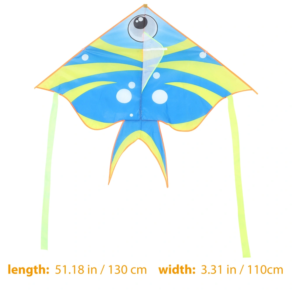 Kids Cartoon Fish Kite Toddler Kite Outdoor Toy for Beginner Girls and Boys