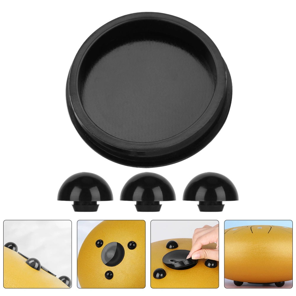 1 Set of Practical Ethereal Drum Supports Creative Drum Anti-slip Bottom Supports