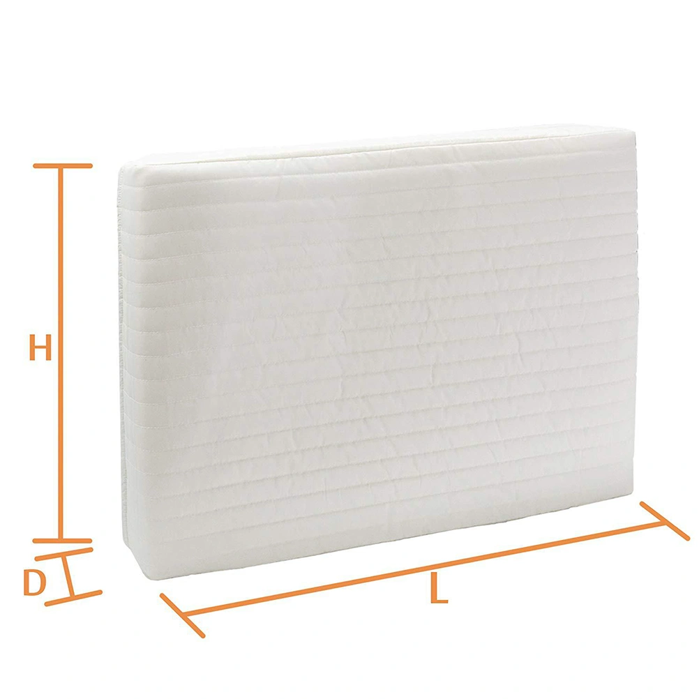 Indoor Air Conditioner Cover Double Insulation Cooling Fan Windshield Useful Air Conditioner Case for Home Bedroom Living Room (Beige)