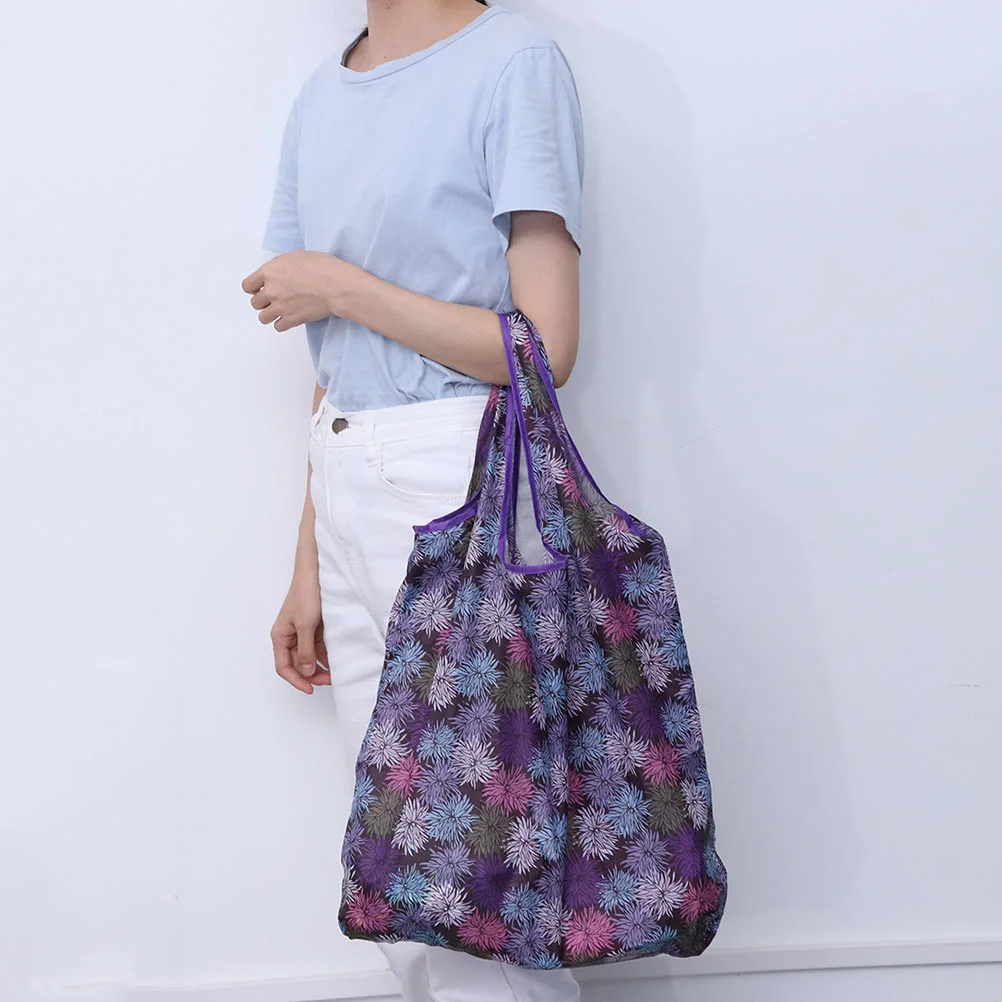 2pcs Convenient Shopping Bag Eco-Friendly Bag Sundries Tote Bag Storage Bag