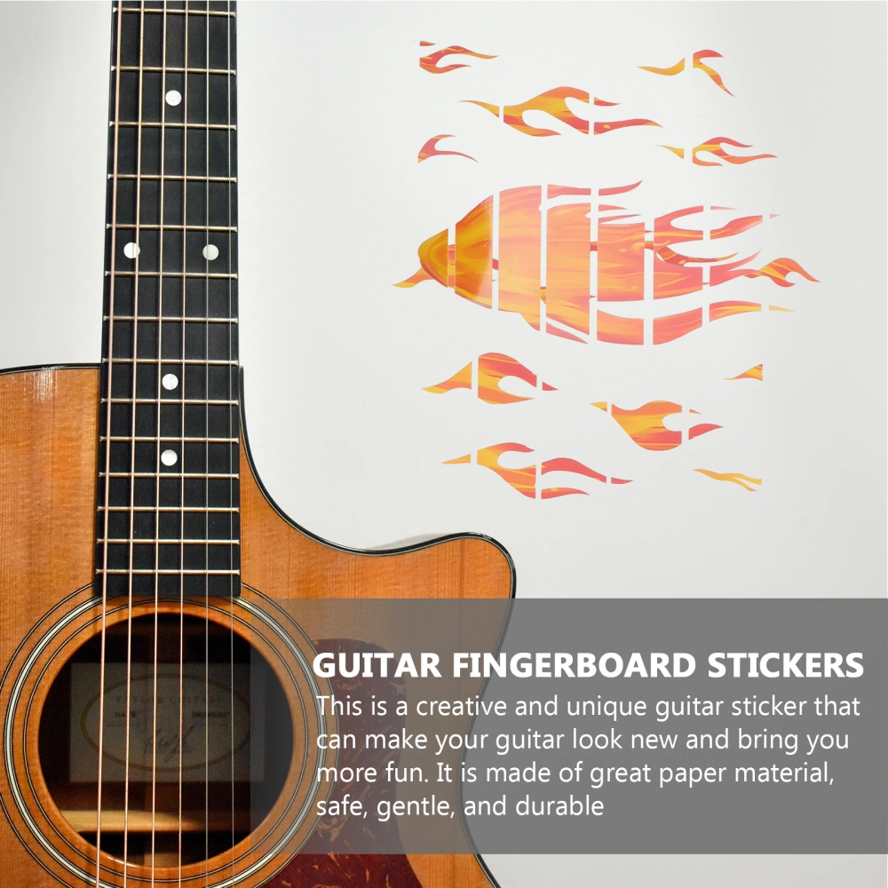 1 Pc Lovely Guitar Fingerboard Sticker Guitar Sticker Guitar Fretboard DIY Decal