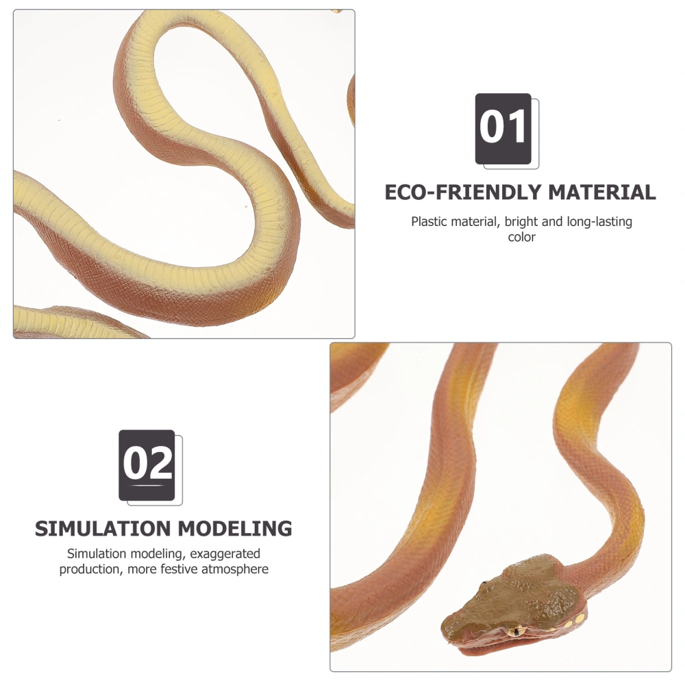 1Pc Simulation Snake Model Scary Snake Toy Prank Prop Snake Tricky Plaything