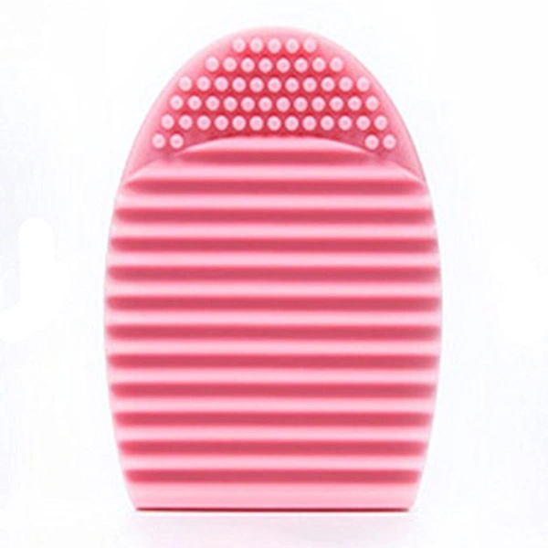 Silicone Makeup Brush Cleaner Cosmetic Brush Cleaning Egg Washing Tool (Pink)