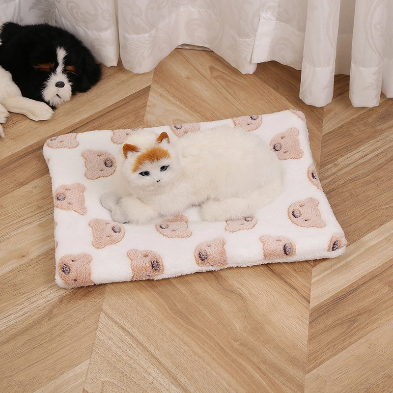 Pet Mat Warm Blanket Cartoon Double-sided Kennel