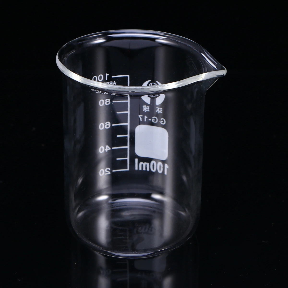 100ML Glass Beaker Premium Durable Graduated Household Kitchen Measuring Cup Drink Water Beaker Chemistry Glassware