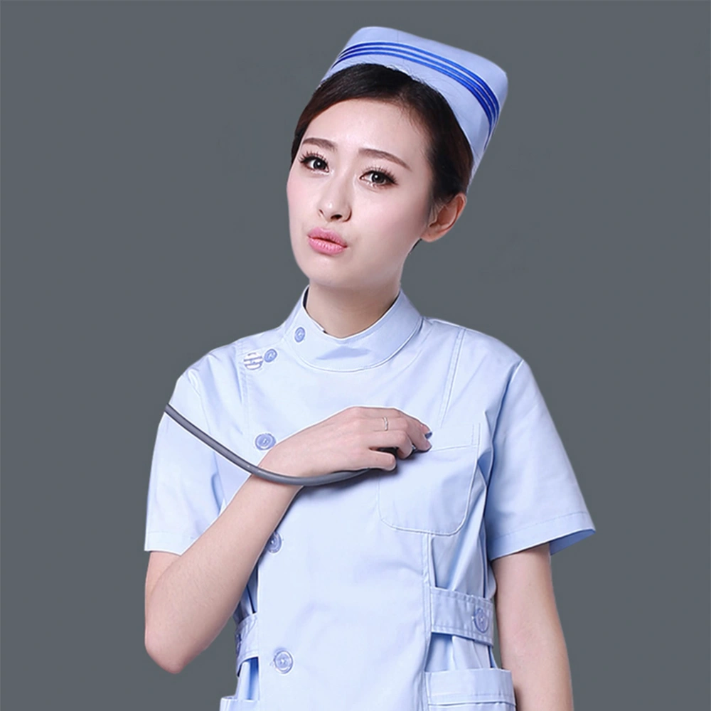 Nurse Hat Cosplay Hat Nurse Costume Accessories Gift for Women (Blue)