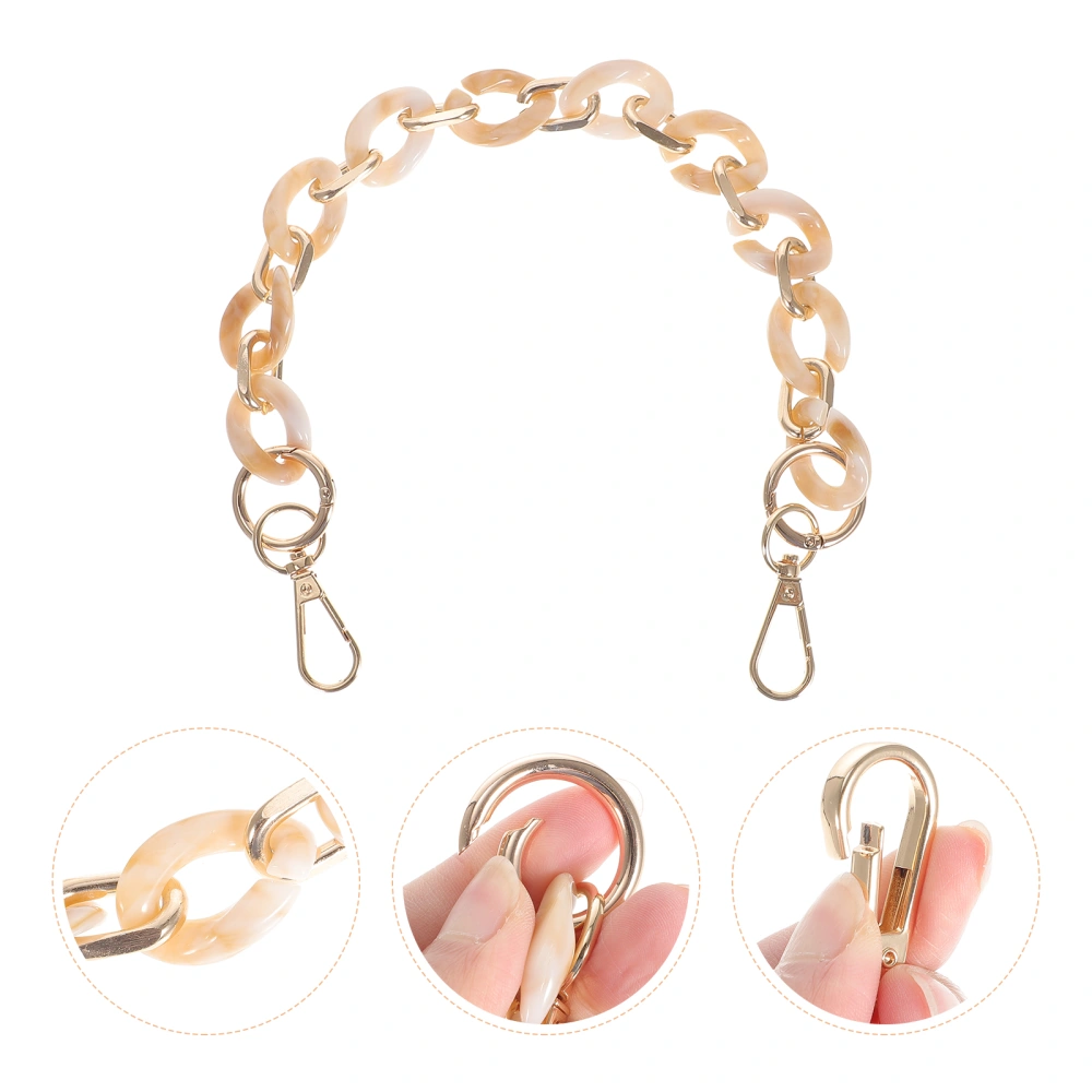 Removable Bag Chain Resin Replacement Single Shoulder Bag DIY Hollow Chain