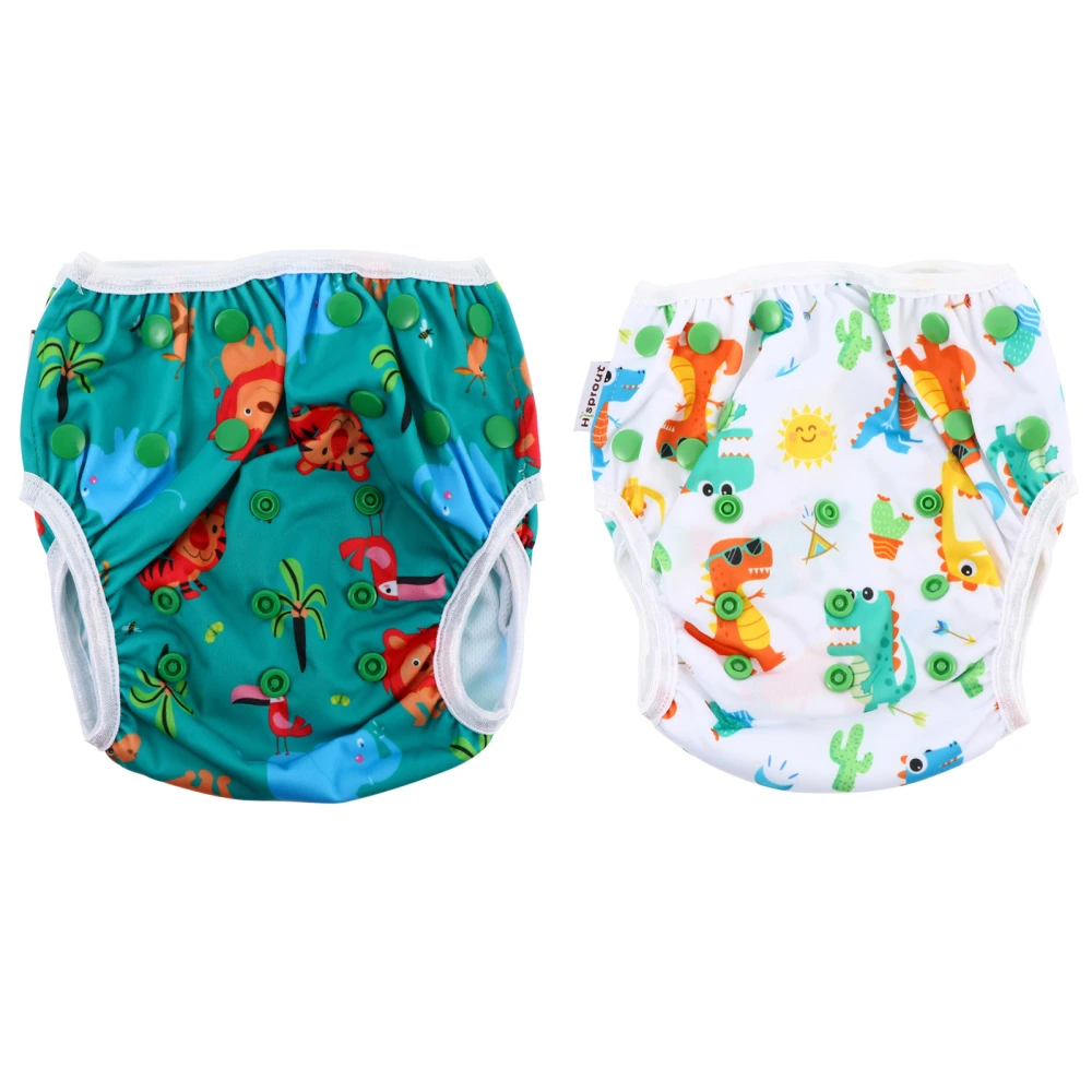 2pcs Baby Swimming Diaper Swimming Training Pants Washable Swim Underwear