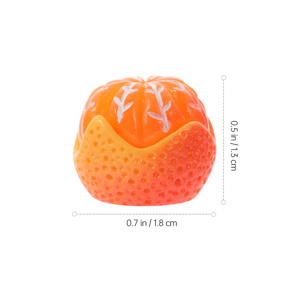 12Pcs Creative Resin Fruit Shape Desktop Office Housewarming Fruit Decorations