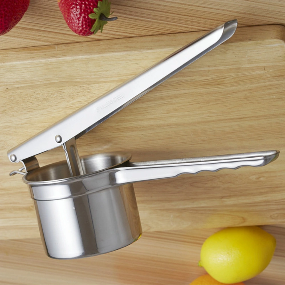 Stainless Steel Potato Mud Press Pumpkin Fruit Juice Potato Crusher Manual Juice Press Machine